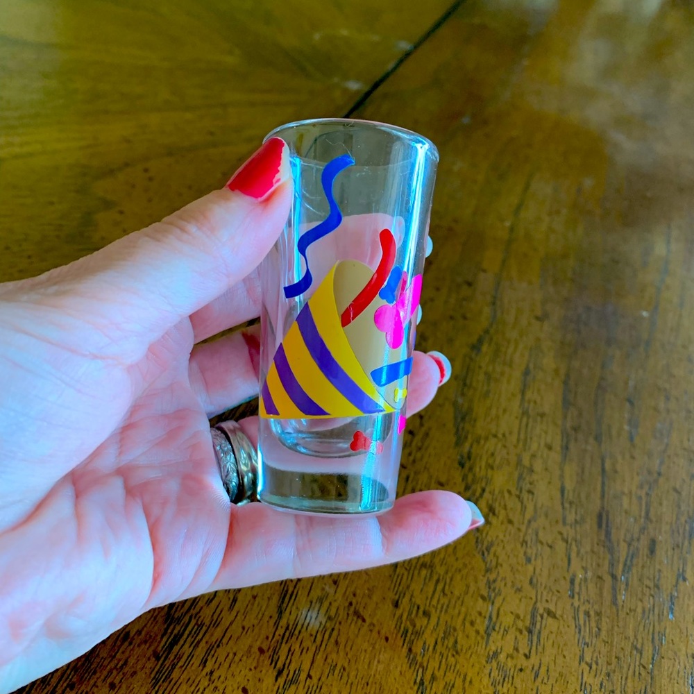 It’s a party shot glass!